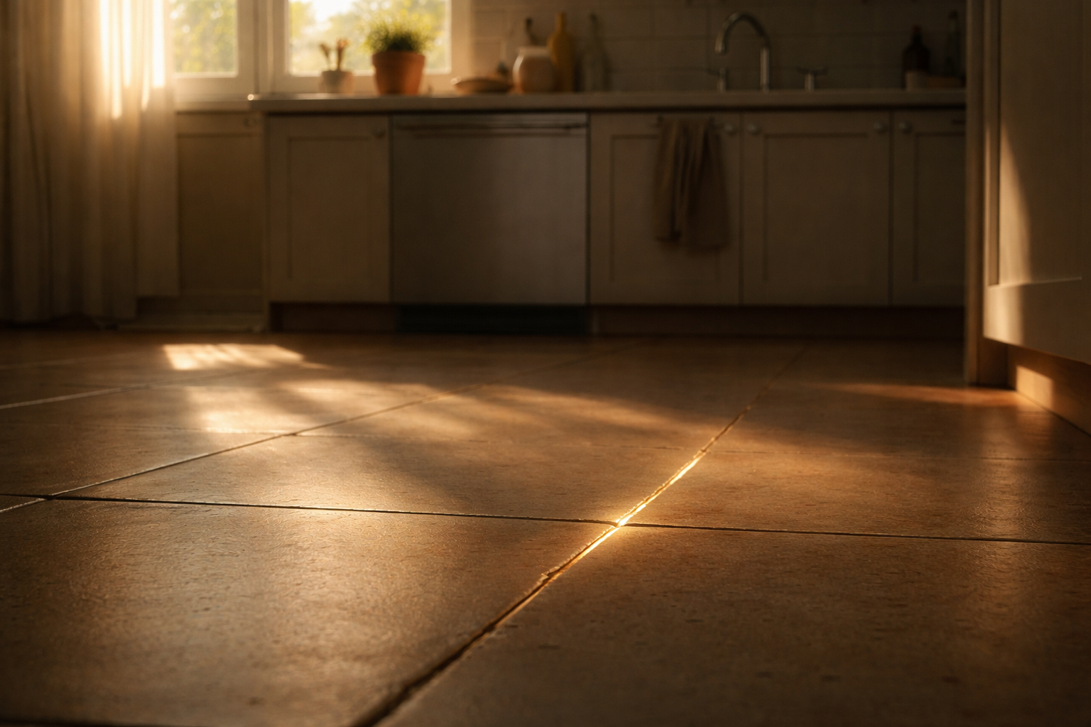 The Little Crack in My Kitchen Tile