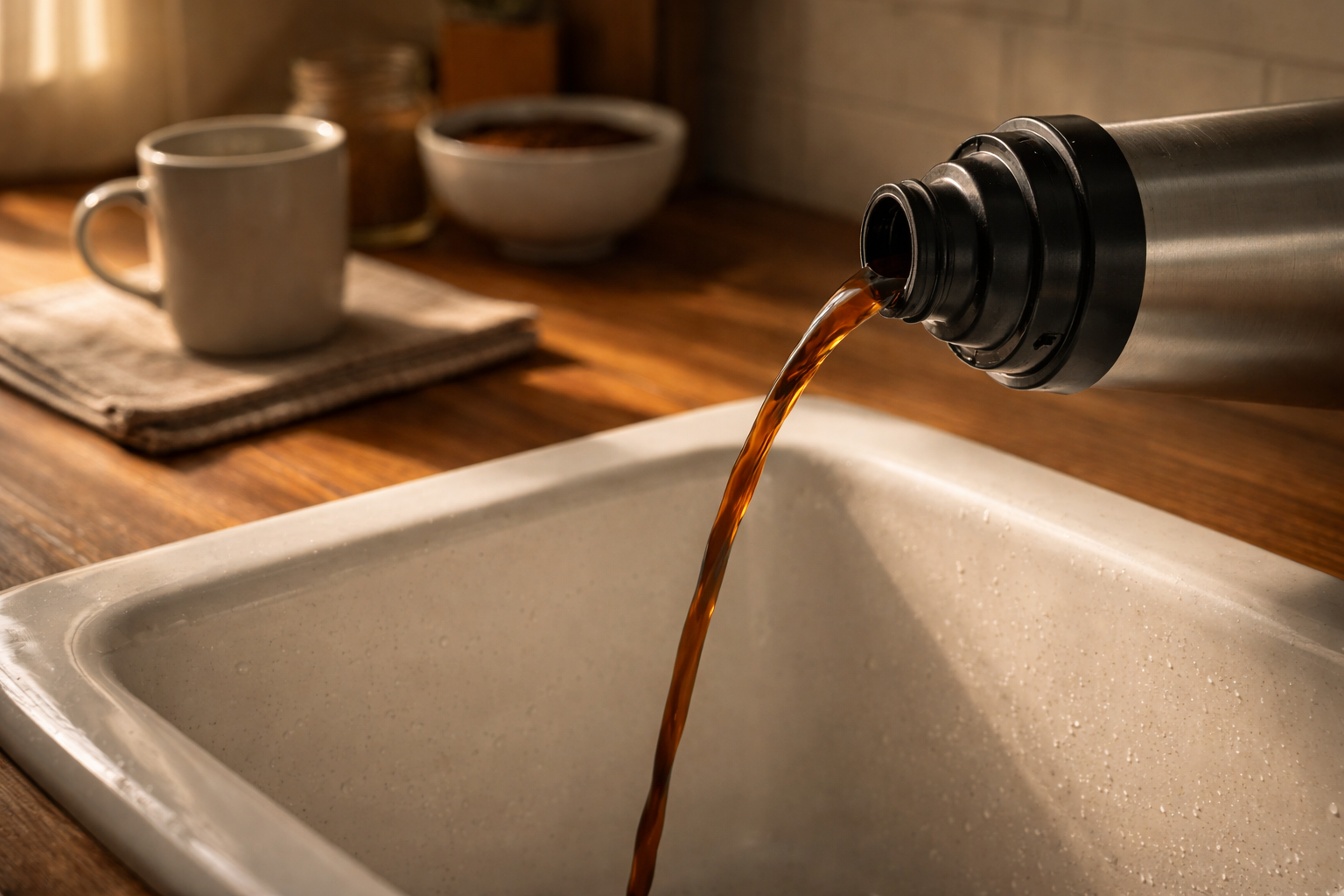 The quiet language of a morning routine