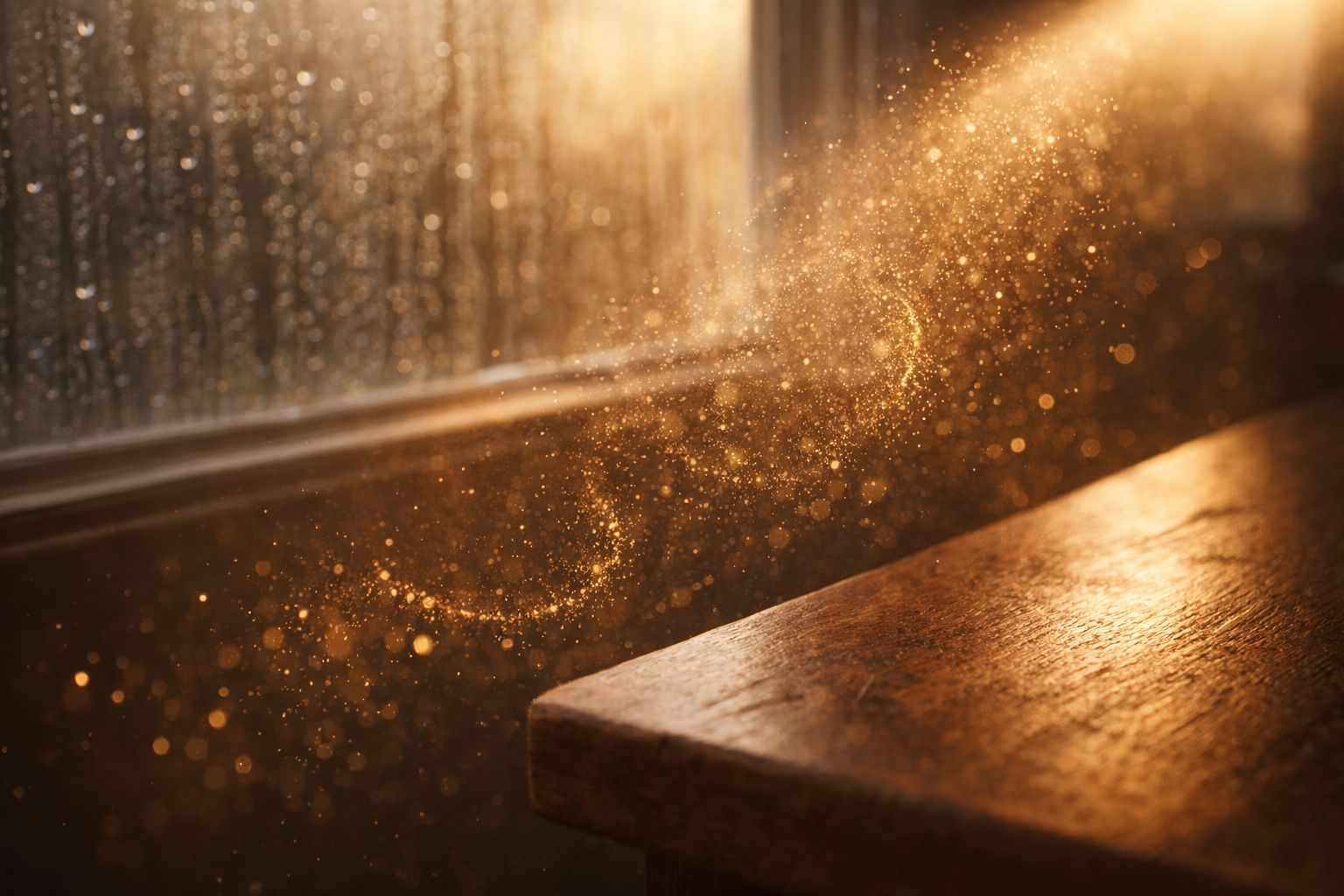 Dust Dancing in the Afternoon Light