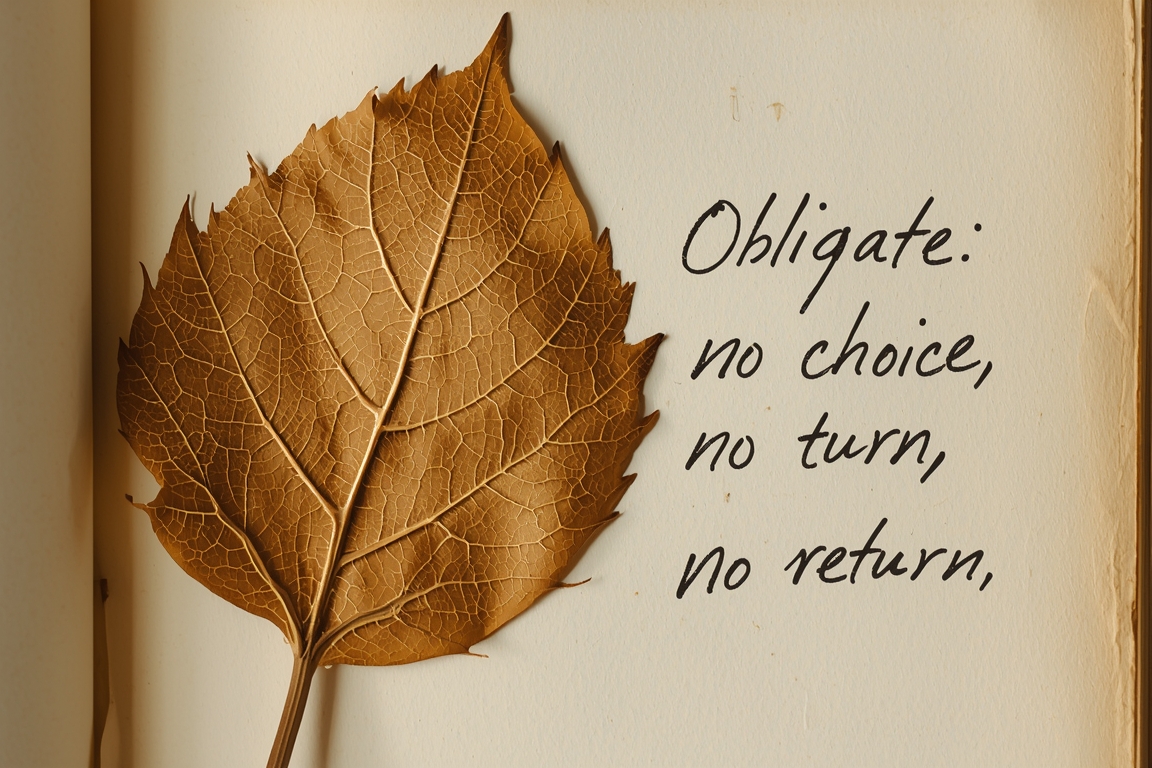 The Weight of 'Obligate'