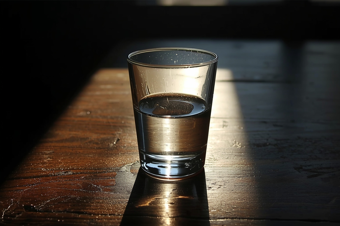The Heavy Glass and the Clear Water
